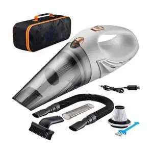 3500Pa Strong Power Car Vacuum Cleaner,Cyclonic Wet/Dry Auto Portable Vacuums Cleaner, with Handbag 90W 30000RPM 2 HEPA