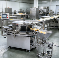 Machine à faire des gaufres électriques automatiques portables avec acier inoxydable 304 pour la production de snacks 220V