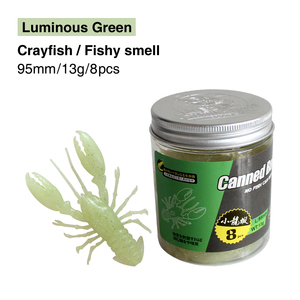 Lot d'appâts souples pour la pêche, pack de leurres pour attraper des poissons tels que les ménés, les ménés, les perches ou les serpent, OEM, en bouteille, 13g - Product Image 5