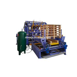 Ligne de production automatique d'assemblage de clouage de palette Euro Machine de fabrication de <span class=keywords><strong>palettes</strong></span> <span class=keywords><strong>Europe</strong></span> par blocs en bois - Product Image 1
