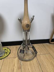 En Existencia, Gran Venta, Cachimba de Madera y Acero Inoxidable, Color Negro Plateado, Juego Completo - Product Image 4