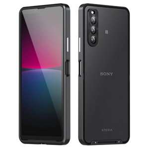 Coque de téléphone noire en alliage d'aluminium Cache-objectif détachable 2 en 1 TPU Couverture arrière de téléphone portable pour <span class=keywords><strong>Sony</strong></span> <span class=keywords><strong>Xperia</strong></span> <span class=keywords><strong>10</strong></span> <span class=keywords><strong>IV</strong></span> <span class=keywords><strong>5G</strong></span> - Product Image 1