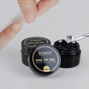 Roniki Chất lượng cao OEM nhãn hiệu riêng chuyên nghiệp Nail Nguồn cung cấp Gel Nail tip keo Gel cho Nail mở rộng