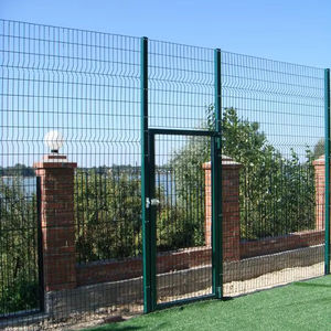 Clôture en treillis métallique soudé incurvé 3D professionnelle, clôture de jardin en métal 3D - Product Image 4