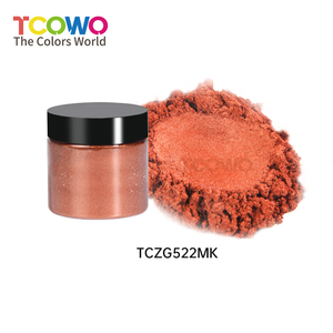 Pigment d'encre en poudre de mica <span class=keywords><strong>rouge</strong></span> marron brillant pour revêtement et résine époxy <span class=keywords><strong>peinture</strong></span> savon bougie et fabrication de bombes de bain - Product Image 1