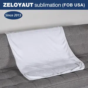 Zeloyaut cobertor de bebê de sublimação, cobertor curto de pelúcia personalizado com logotipo impresso, novo design personalizado e personalizado para a pele, novidade no atacado