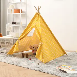 2023 trong nhà Tipi trẻ em chơi nhà Bông đồ chơi Ấn Độ Lều trẻ em teepee lều