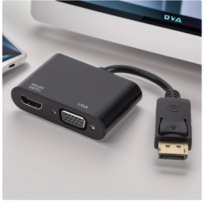 Docking Station HUB 2-in-1 da <span class=keywords><strong>DP</strong></span> a <span class=keywords><strong>HDMI</strong></span> e VGA, Compatibile con PC, Laptop e Interfacce <span class=keywords><strong>DP</strong></span> - Product Image 6
