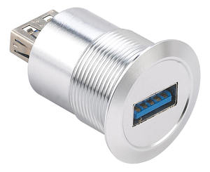 <span class=keywords><strong>USB</strong></span> לוח הר מחבר, ממשק, מתכת מעטפת, נקבה לזכר, מים הוכחה, מותאם אישית זמין - Product Image 3