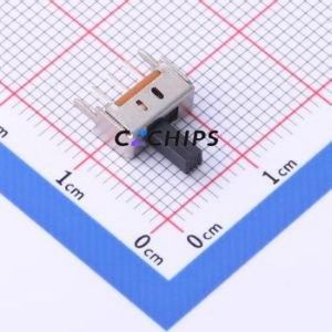 SS-12D07-5 Slide Switch Through hole Component (THT) Switch Rectangle Pin Header PC Pin Through Hole 300mA - Product Image 1