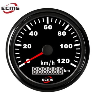 Velocímetro GPS ECMS con Esfera Negra y Bisel Dorado de 85 mm, 0-120 km/h, Medidor <span class=keywords><strong>Defi</strong></span> - Product Image 5