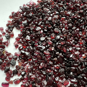 <span class=keywords><strong>Pietra</strong></span> di <span class=keywords><strong>Granato</strong></span> Rosso Levigata all'Ingrosso, Cristallo Naturale Grezzo per Decorazione Casa - Product Image 4