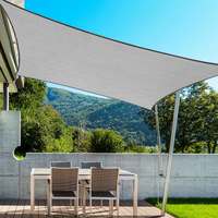 Voile pare-soleil Polyester HDPE extérieur Patio auvent voiture Parking housse de pluie jardin cour auvents crème solaire tissu plage toile