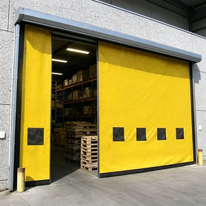 Persiana enrollable <span class=keywords><strong>de</strong></span> PVC <span class=keywords><strong>de</strong></span> alta velocidad para sala limpia, hermética, autorreparable, con cremallera, precio competitivo <span class=keywords><strong>y</strong></span> económica - Product Image 1