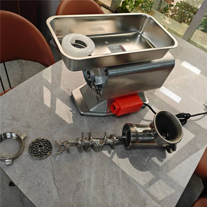 Picadora de Carne Eléctrica de Alta Eficiencia, Rebanadora, Trituradora, Equipo Comercial de Procesamiento de Carne de Acero Inoxidable de Alta Resistencia - Product Image 4