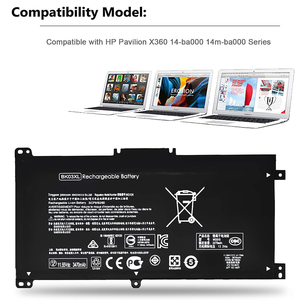BK03XL 41.7Wh Laptop Battery Replacement Wholesale Bulk for <b>HP</b> Pavilion x360 14-BA CE RoHS Dual IC Protection - Product Image 1