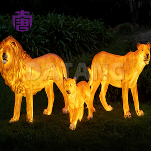 Escultura Luminosa de León Grande para Exhibiciones en Sitios Emblemáticos, Áreas Fotográficas, Festivales y Proyectos Comerciales al Aire Libre - Product Image 4