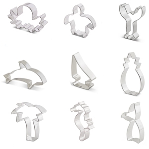 A tema oceanico nelle forme di tartaruga marina, coda di <span class=keywords><strong>sirena</strong></span>, polpo, uno stampino per biscotti in acciaio inossidabile a forma di veliero - Product Image 6