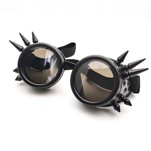 Nouvelles lunettes rétro punk steampunk pour Halloween, accessoires de déguisement pour fête et cosplay - Product Image 1