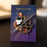 Épinglette en émail, aimant, épingle, badge métallique à paillettes, motif renard mignon, de haute qualité, professionnel, OEM ODM, avec logo personnalisé et couleurs personnalisées