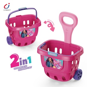 Chengji Jouets de beauté et de déguisement, chariot de magasinage de <span class=keywords><strong>maquillage</strong></span> 2 en 1, jeux de simulation, kits de création de mode - Product Image 3