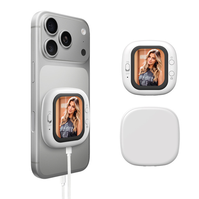 Wholesale Mini Size Phone with Magnetic Screen Display Vlog Selfie Monitoring for Rear Camera for Live TK Video