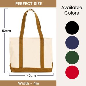 <b>Large</b> Capacity Multi-color <b>Canvas</b> Shoulder <b>Tote</b> <b>Bag</b> Shoulder Length Handle Stylish Durable Portable Gift <b>Bag</b> for Daily Travel - Product Image 3