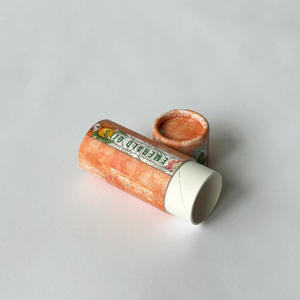 Tubo de papel kraft blanco, personalizado e impreso, ecológico, para la creación de bálsamos cosméticos sólidos y protectores solares DIY. - Product Image 5