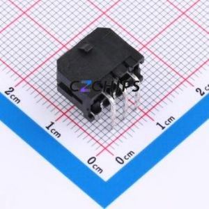 X3025WR-2x03-46SN Wire-to-Board Pin Header Bent Lead Through Hole,P=3mm Connector 2x3P 3mm Right Angle Insert 6P - Product Image 2