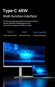 मॉनिटर 38 इंच घुमावदार बॉर्डरलेस पेशेवर 4k कर्व्ड गेमिंग मॉनिटर स्क्रीन 165hz पीसी एलसीडी मॉनिटर - Product Image 6