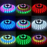 Bande lumineuse LED RGB 16,4 pieds 5 m 60 LED/m SMD 5050 5V étanche IP65 IP20 Dream Color WS2812B