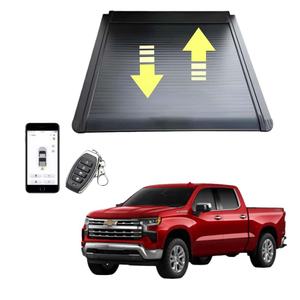 Couverture de benne rétractable électrique en aluminium imperméable pour camion GMC Sierra 1500 <span class=keywords><strong>Silverado</strong></span> <span class=keywords><strong>2021</strong></span>-2023 avec installation sans perçage - Product Image 6