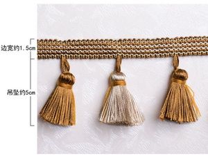 Frangia in Poliestere di Alta Qualità <span class=keywords><strong>per</strong></span> Accessori <span class=keywords><strong>per</strong></span> <span class=keywords><strong>Tende</strong></span> - Product Image 2