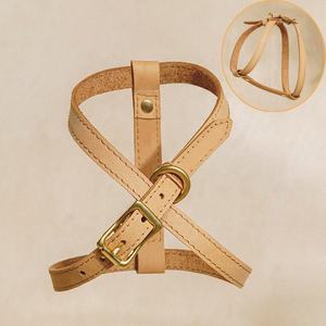 Aksesoris hewan peliharaan disesuaikan bentuk Y langkah dalam rompi klasik Pu mewah kulit asli <span class=keywords><strong>Harness</strong></span> anjing untuk anjing kecil dan sedang - Product Image 1