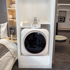 Vente en gros Mini machine à laver automatique à un tambour Suspension murale pour le séchage pour le nettoyage des sous-vêtements/chaussettes domestiques RV Hotel - Product Image 1