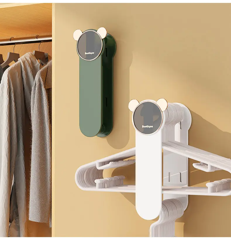 Schaalbare Opvouwbare Huishoudelijke Ruimtebesparende Muur Opbergrek Vrij Gat Balkon Sorteren Hanger Opknoping Kleding Hanger Tool