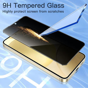 Protection d'écran en verre trempé anti-espion personnalisée en gros pour Samsung Galaxy S25 S26 Plus, protection de confidentialité pour téléphone portable, anti-traces de doigts - Product Image 3