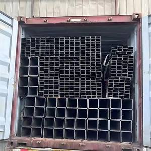 Черная углеродная квадратная труба полая углеродистая стальная труба, Секция, квадратная и прямоугольная стальная труба - Product Image 2