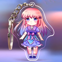 Porte-clés acrylique personnalisé en vrac époxy holographique Anime porte-clés transparent porte-clés en plastique breloque acrylique personnalisée en gros