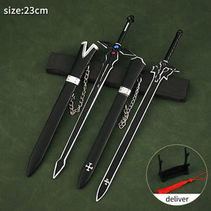 <span class=keywords><strong>Sword</strong></span> <span class=keywords><strong>Art</strong></span>-espada en línea de Metal, regalo para niños, 23cm, venta al por mayor y al por menor - Product Image 6