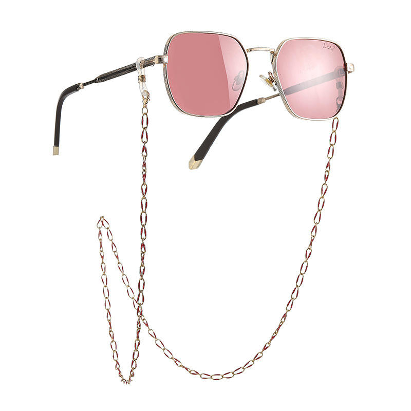 Stone Colour Gradient 2027 Eyeglass Bamboo Chain Trendy Gradient Colors European American ...