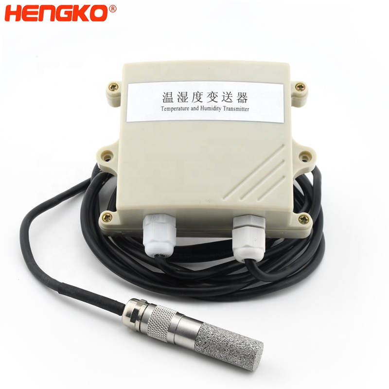 IP67 Waterproof 0-10V / 0-5V Temperature and Humidity Transmitter 316L Probe Housing Stainless Steel 316