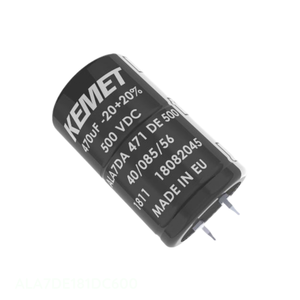 85C คาปาซิเตอร์แบบรู180 uF ALA7DE181DC600แบบมีรูสำหรับเก็บสารส้มของแท้ - Product Image 1