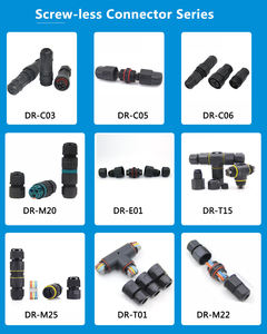 IP68 I-förmiger Wasserdichter Steckverbinder <span class=keywords><strong>2</strong></span>/<span class=keywords><strong>3</strong></span>/4/5-polig Kabelverbinder Schnellverschraubung Push-in-Anschlüsse Elektrische Anschlussdose - Product Image 6