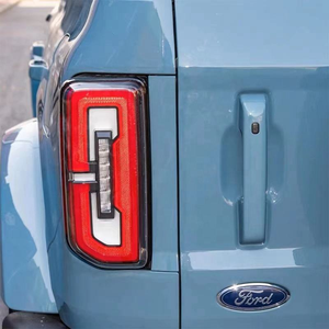 LED Tail Light Red Lens <b>12V</b> Universal Fit Retrofit Upgrade <b>Plug</b> & Play Waterproof Taillamp for Bronco 2021-2022 New - Product Image 2