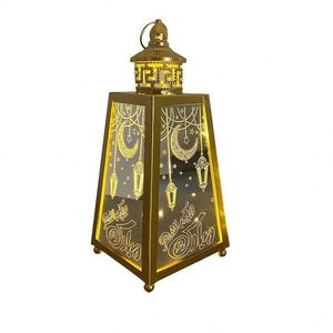 Islamic Arabic Figurines Middle Metal Crafts Muslim <b>Eid</b> Mubarak Ramadan Kareem Products Decor <b>Gift</b> <b>Boxes</b> Ramadan Decorations - Product Image 4