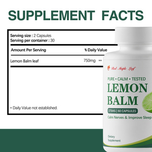 Hoja de Balsamo de Limón Orgánico, Suplemento Herbal, Apoyo para la <span class=keywords><strong>Ansiedad</strong></span> y el Sueño, Antioxidante Natural, Sin Gluten, Sin OMG, Suministro a Granel - Product Image 6