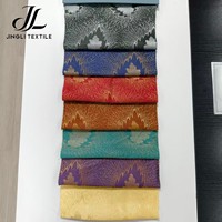 Tissu Jacquard Personnalisé à Motifs et Couleurs Assorties pour Rideaux, 100% Polyester, 180 g/m², Occultant, Isolant Thermique, Tissé, Échantillon, Production en Vrac