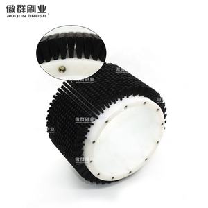 Brosse en nylon en spirale, brosse rotative industrielle pour le polissage - Product Image 2