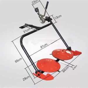 2/3 Disc Rotary Mower for <b>Walking</b> Tractor Power Tiller Weeding <b>Machine</b> Attachment - Product Image 4